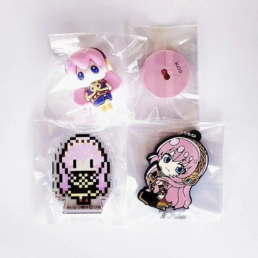 [BUNJANG] Megurine Luka Vocaloid Acrylic Block Corotto Keyring Figure Bundle Set / [일괄]보컬로이드 보카로 메구리네 루카 아크릴 블록 코롯토 키링 피규어