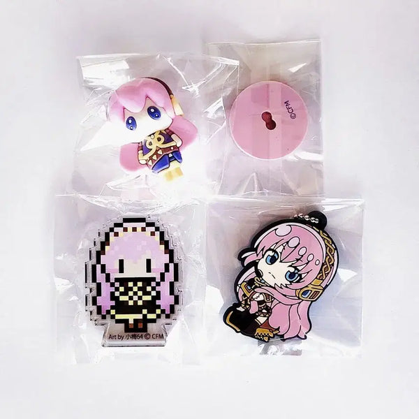 [BUNJANG] Megurine Luka Vocaloid Acrylic Block Corotto Keyring Figure Bundle Set / [일괄]보컬로이드 보카로 메구리네 루카 아크릴 블록 코롯토 키링 피규어