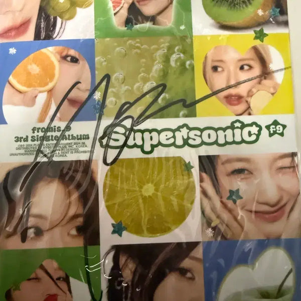 [BUNJANG] fromis_9 Seoyeon Autographed Super Sonic Album / 이서연 수퍼소닉 싸인앨범