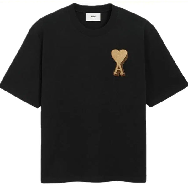 [BUNJANG] AMI Big Logo Short Sleeve T-shirt, Size L / 아미 빅로고 반팔 L사이즈