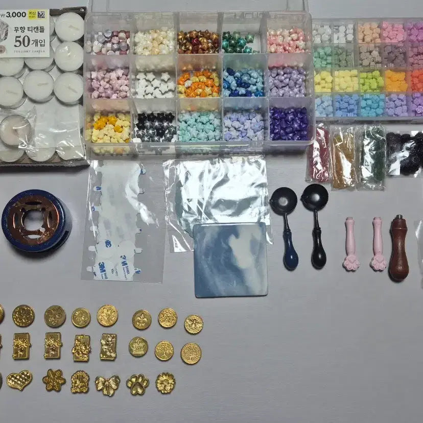 [BUNJANG] Sealing Wax Stamp Kit Bundle Set / 실링왁스 세트 일괄 판매