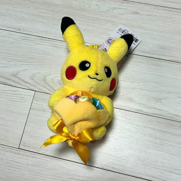 [BUNJANG] Pokemon Pikachu Flower Bouquet Doll Keychain (Authentic) / 포켓몬스터 정품 피카츄 꽃다발 인형 키링 택 O
