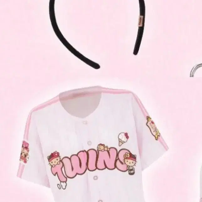 [BUNJANG] LG Twins Tanning Kitty Uniform (Size 105) + Headband Set / 엘지 태닝키티 유니폼(105)+머리띠