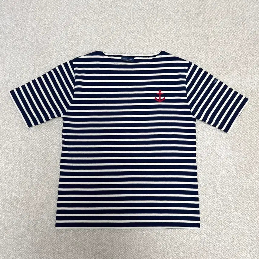 [BUNJANG] Saint James Guildo Short Sleeve Navy Size 3 / 세인트제임스 길도 반팔 네이비 3사이즈