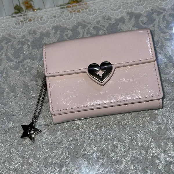[BUNJANG] Fennec Hearty Star Keyring Wallet / 페넥 HEARTY STAR KEYRING WALLET 하트 키링 지갑