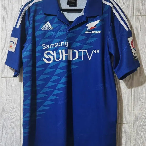 [BUNJANG] Adidas Suwon Samsung Bluewings 20th Anniversary Retro Cho Ji Hoon Player Jersey L / 아디다스 수원삼성블루윙즈 20주년 레트로 조지훈선수 유니폼