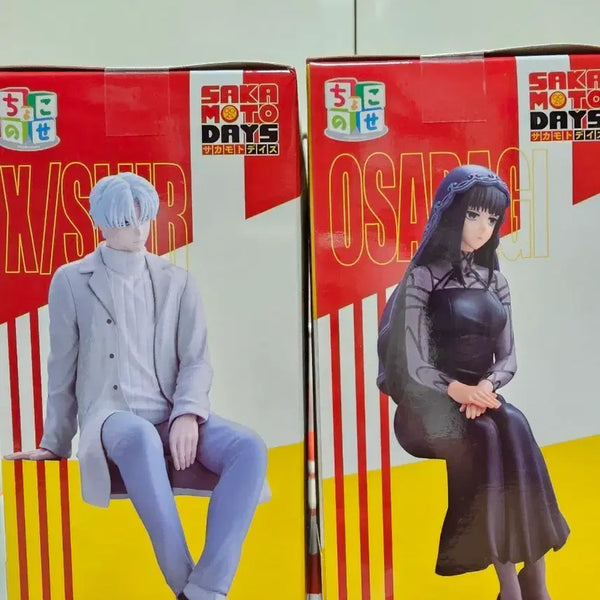 [BUNJANG] Sakamoto Days Figure Set: X (Slayer) & Osaragi / 사카모토 데이즈 피규어 X (슬레이어) & 오사라기