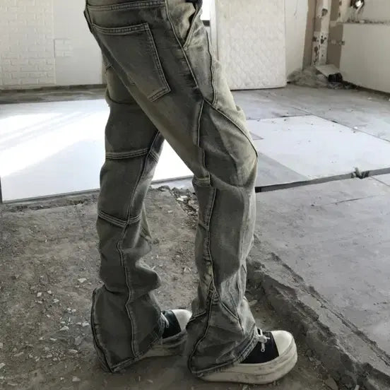 [BUNJANG] KyoI Grind Zip Cargo Pants Blue / 쿄이 grind zip 지퍼카고팬츠 블루