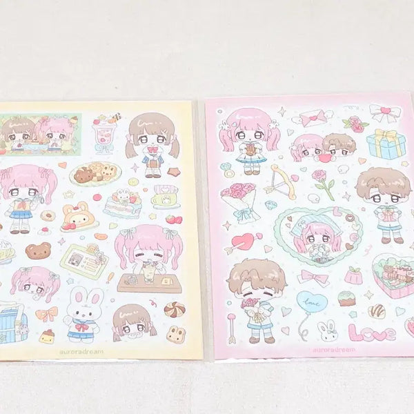 [BUNJANG] Character Illustration Sticker Bundle Set / 다꾸스티커 다꾸띵 인물다꾸 인물스티커 다꾸템 다꾸씰스 다꾸일괄 스티커