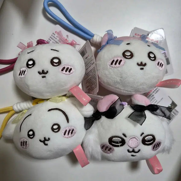 [BUNJANG] Cute Squirrel Ribbon Doll Keyring / 먼작귀 리본 인형키링
