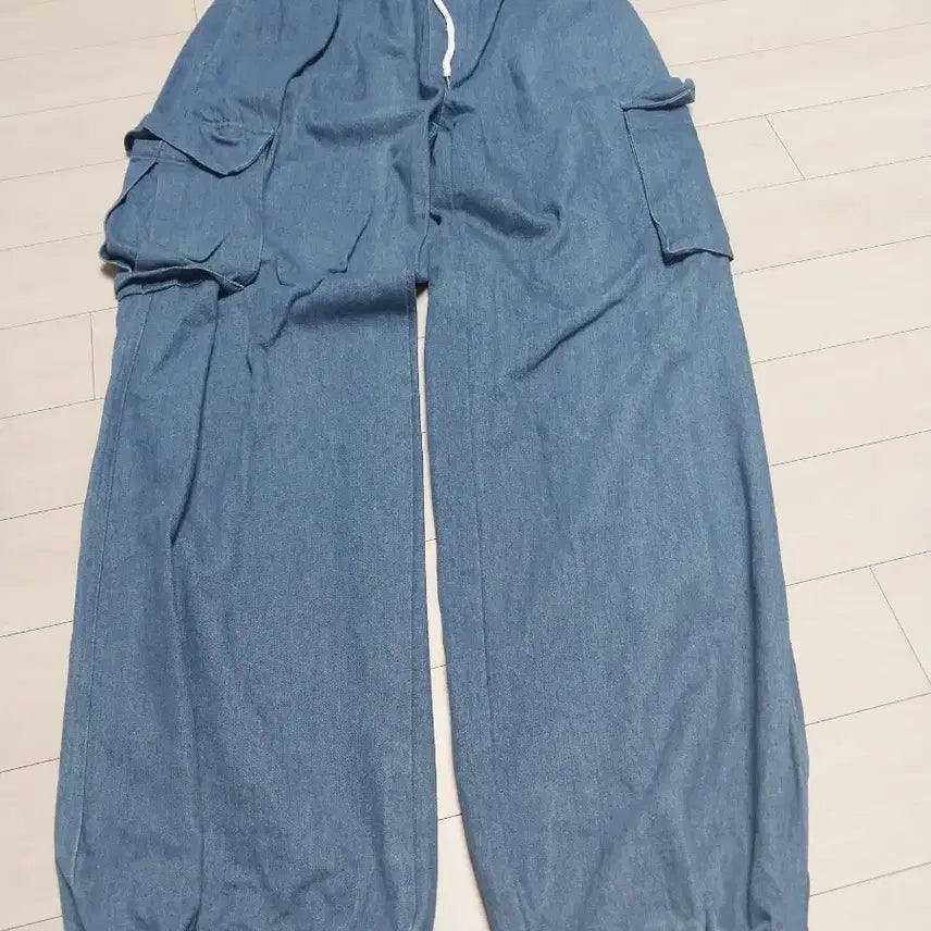 [BUNJANG] Men's Cargo Denim Pants - Size L (32) / 남성 카고 데님 팬츠 L사이즈32