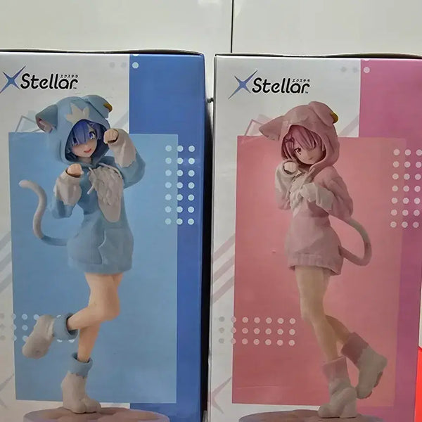 [BUNJANG] Re:Zero Ram & Rem SEGA Stellar Figures Set / 리제로 렘&람 SEGA Stellar 피규어 2종