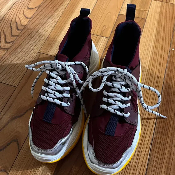 [BUNJANG] Women's Platform Sneakers - Ugly Shoes Style / 키높이 운동화 어글리슈즈 스탠딩운동화 여자키높이 높은운동화 240 245
