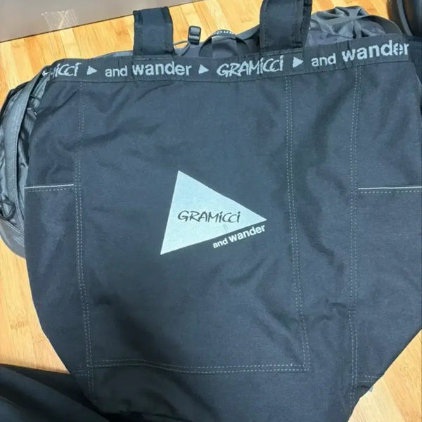 [BUNJANG] And Wander x Gramicci Collaboration Backpack Black / 앤드원더X그라미치 콜라보 백팩 블랙