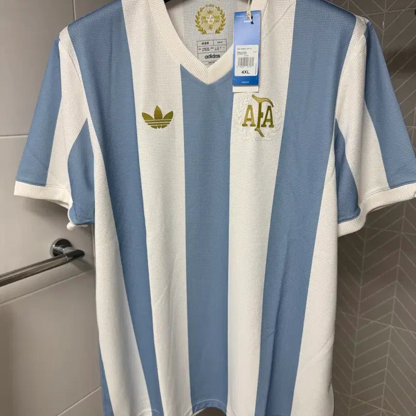 [BUNJANG] Adidas Argentina 50th Anniversary T-Shirt 4XL / 아디다스 아르헨티나 50주년 4XL (Adidas)