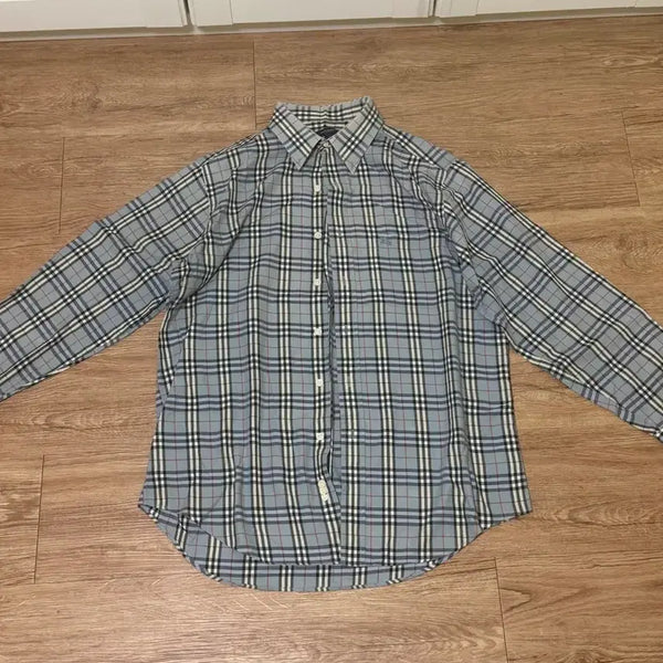 [BUNJANG] Burberry London Check Long-Sleeve Shirt / 버버리 런던 체크 셔츠 M사이즈