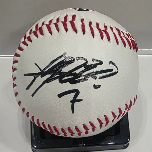 [BUNJANG] Park Chan-ho Doosan Bears Signed Baseball / 박찬호 두산 로고볼 싸인볼