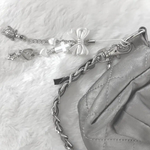 [BUNJANG] Pearl Core Charm Keychain / 진주코어 키링