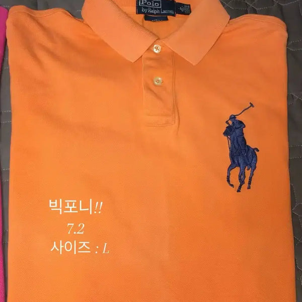 [BUNJANG] Big Pony Choo-hwang Polo Shirt / 빅포니 추황