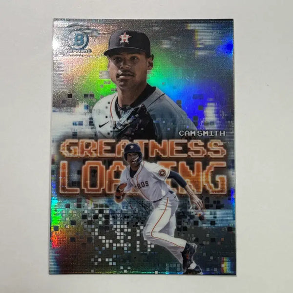 [BUNJANG] Houston Astros Cam Smith Baumann Chrome MLB Baseball Card / 휴스턴 아스트로스 캠 스미스 바우만 크롬 MLB 야구 카드