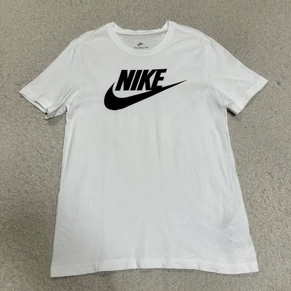 [BUNJANG] Nike T-Shirt White Medium / 나이키 반팔 티셔츠 화이트 m 95