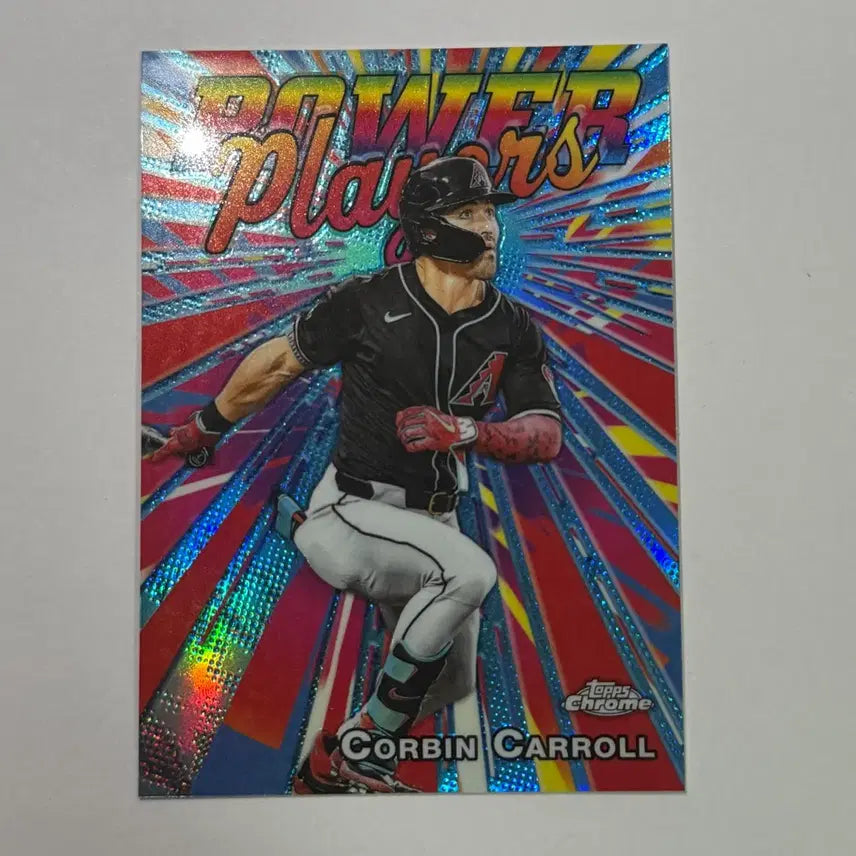 [BUNJANG] Corbin Carroll 2023 Arizona Diamondbacks Top Chrome Baseball Card / 애리조나 코빈 캐롤 탑스크롬 야구 카드