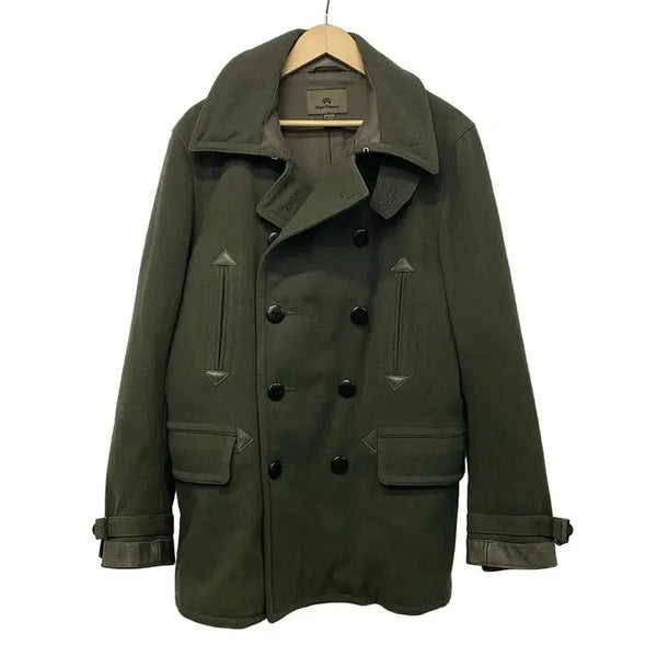 [BUNJANG] Nigel Cabourn Khaki Peacoat / [52] 나이젤카본 카키색 피코트