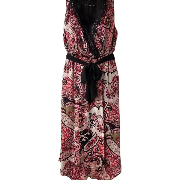 [BUNJANG] Zara Wrap String Dress Paisley Pattern / F/자라 랩 스트링 원피스