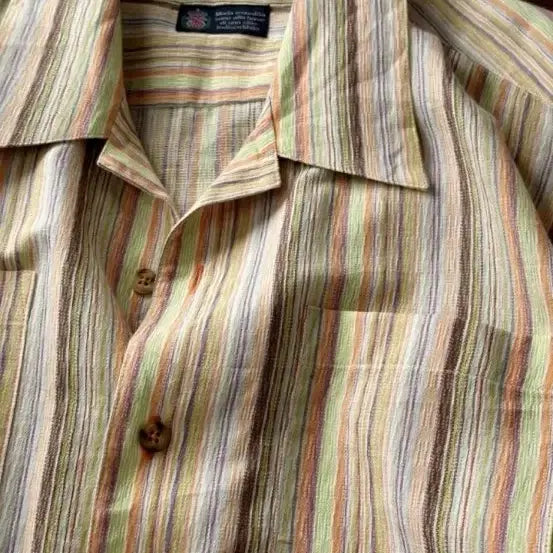 [BUNJANG] Vintage Striped Shirt L Size / 빈티지셔츠 L 상태굿