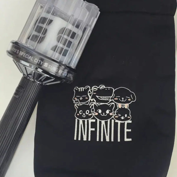 [BUNJANG] INFINITE Kim Sung Kyu Lightstick & Unofficial Photocard Pouch Bundle Set / 김성규 응원봉 + 비공 인피니트 응원봉파우치