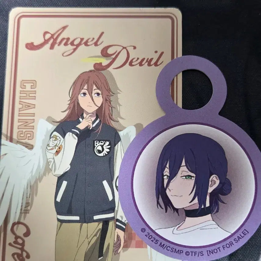 [BUNJANG] Chainsaw Man x Collaboration Cafe Angel Devil Photocard / 체인소맨 콜라보 카페 천사의 악마 포카