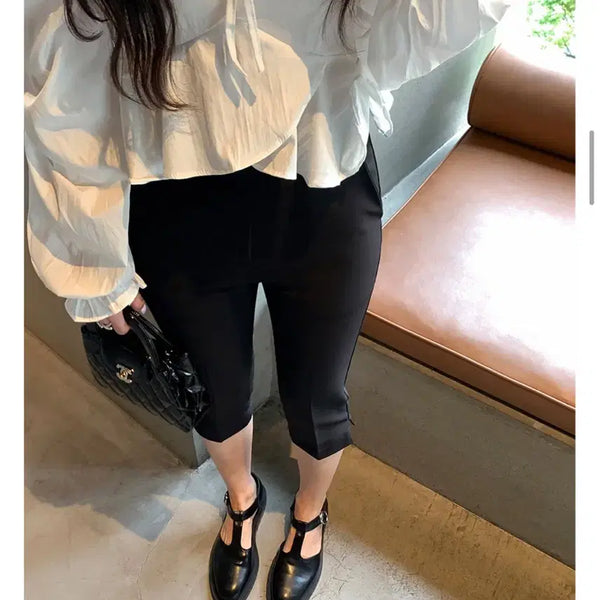 [BUNJANG] Bbippong Unni Capris Pants 7-part S / 삐뽕언니 카프리팬츠 7부 s