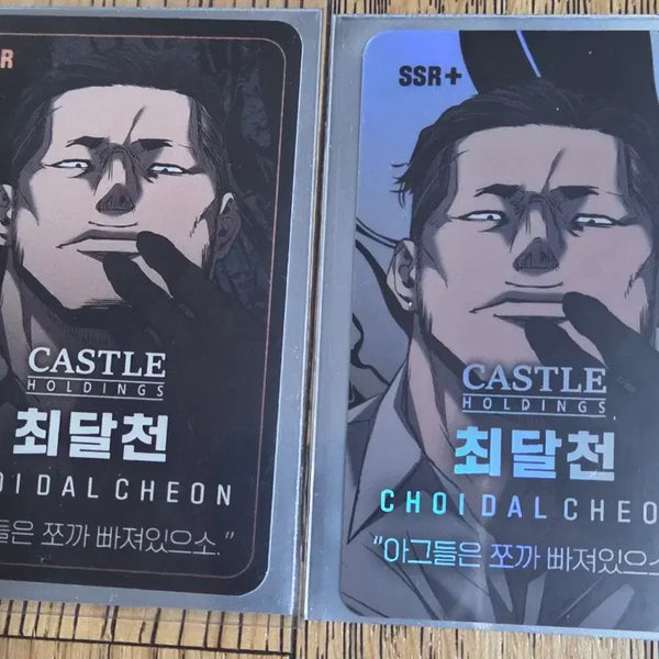 [BUNJANG] Webtoon Castle Choi Dalcheon SSR & SSR+ Bundle Set / 웹툰캐슬 최달천 SSR&SSR+ 일관 판매합니다.