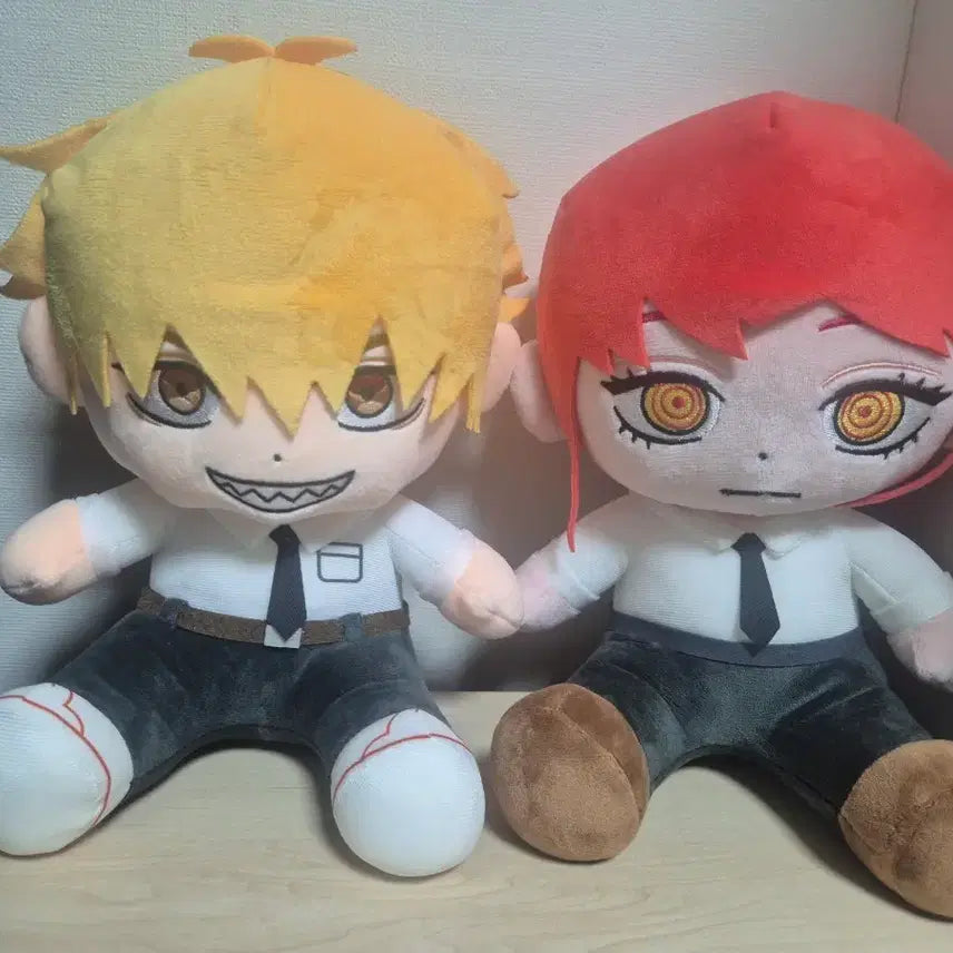[BUNJANG] Chainsaw Man Denji & Power Plush Set / 체인소맨 덴지 파워 인형 새제품
