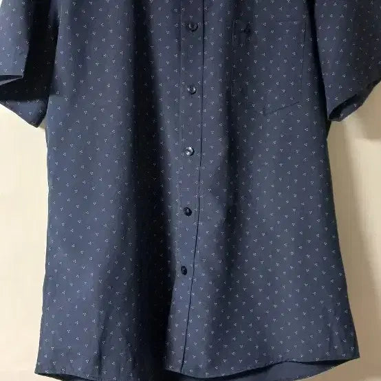 [BUNJANG] Austin Reed Navy Pattern Short-Sleeve Shirt 95 / AUSTIN REED 네이비 패턴 셔츠 95