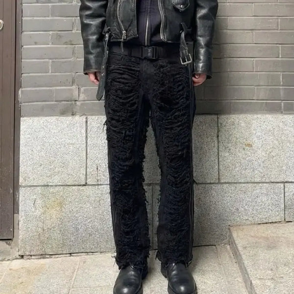 [BUNJANG] 99%IS Distressed Bootcut Denim Pants / 99%IS 디스트로이드 부츠컷 데님팬츠