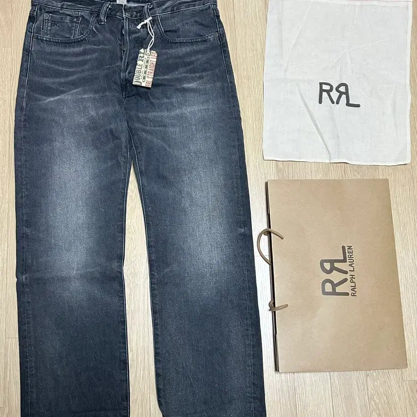 [BUNJANG] RRL Straight Fit Dusty Black Jeans / RRL 스트레이트 핏 더스티 블랙