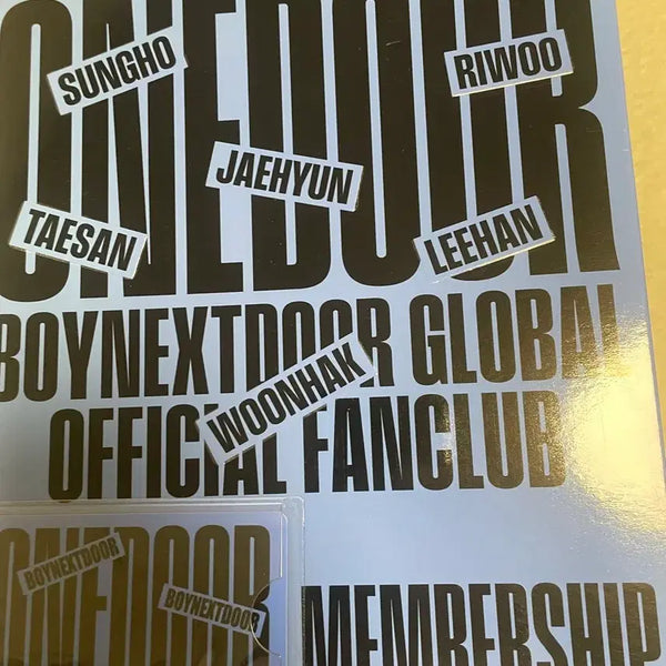 [BUNJANG] BOYNEXTDOOR Membership Kit / 보이넥스트도어 멤버쉽 키트