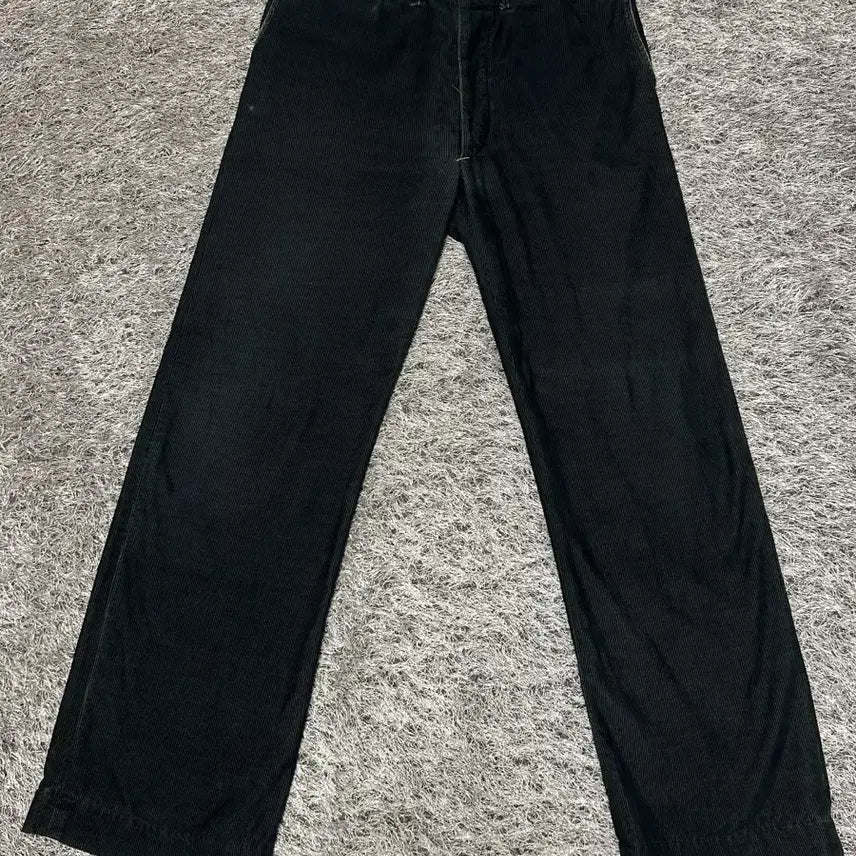 [BUNJANG] RRL Double RL Corduroy Pants Straight Leg Limited Edition Washed Black / RRL) 더블알엘 코듀로이 바지 레그 리미티드 에디션
