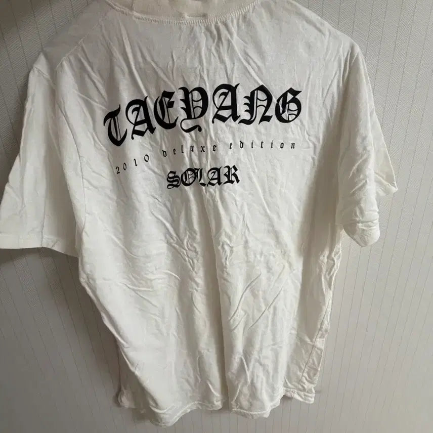 [BUNJANG] BIGBANG Taeyang Solar Deluxe Edition T-Shirt / 빅뱅 태양 solar 티셔츠