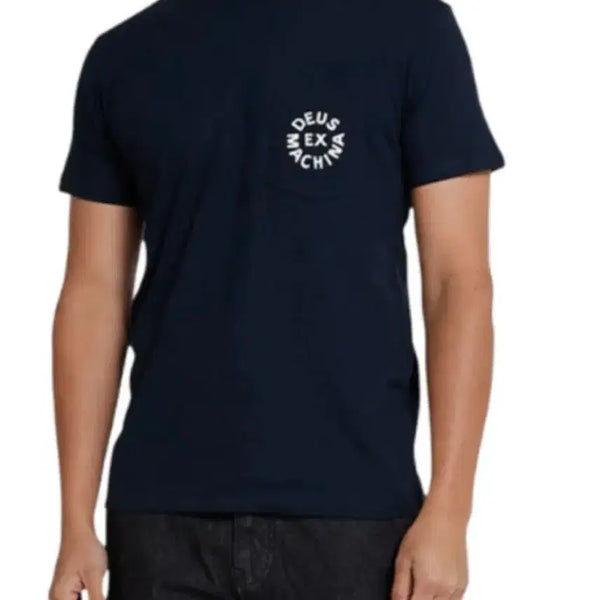 [BUNJANG] Deus Ex Machina Navy Short Sleeve T-Shirt Size L / 데우스 엑스 마키나 반팔티 L (새상품)