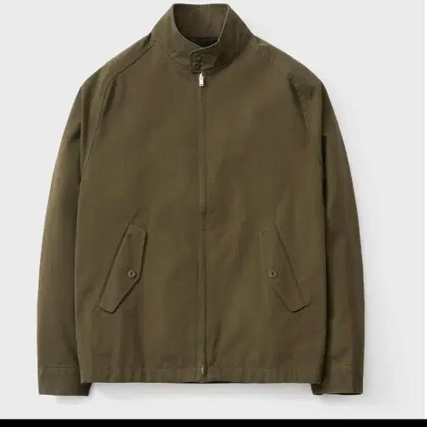 [BUNJANG] Pottery Kayanu Cotton Harrington Jacket Olive / 포터리 카야누 코튼 해링턴자켓 올리브 3사이즈