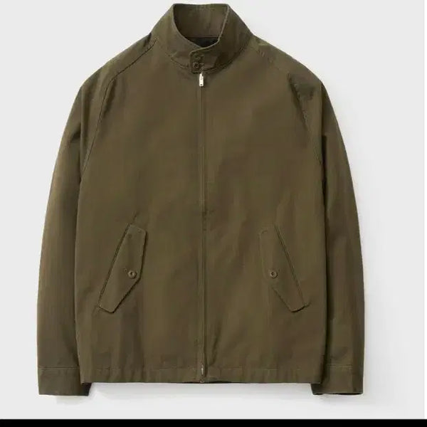 [BUNJANG] Pottery Kayanu Cotton Harrington Jacket Olive / 포터리 카야누 코튼 해링턴자켓 올리브 3사이즈