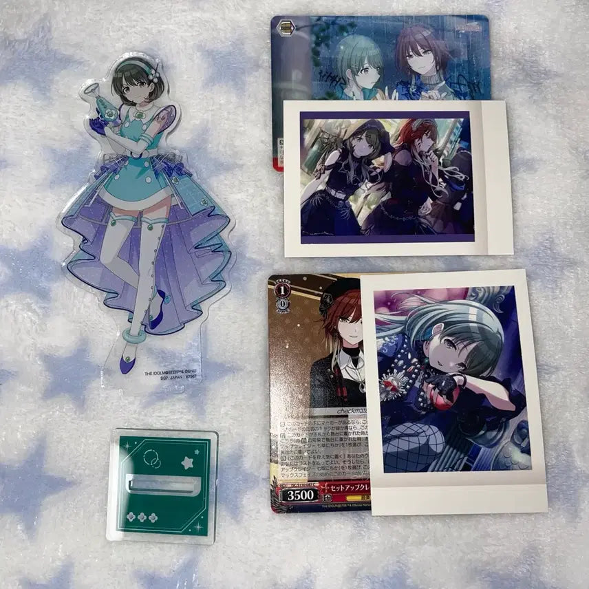 [BUNJANG] ShaniM@s Nanatsukasa Nichika Kuji Acrylic Standee & Shizu Schwarz Card Bundle / 샤니마스 나나쿠사 니치카 쿠지 아크릴 + 시즈 파샤 슈발츠 일괄