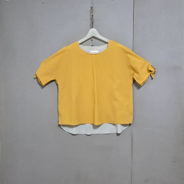 [BUNJANG] JJ JIGOTT Colorblock Blouse / JJ지고트 앞뒤배색다른 블라우스 66  n7514