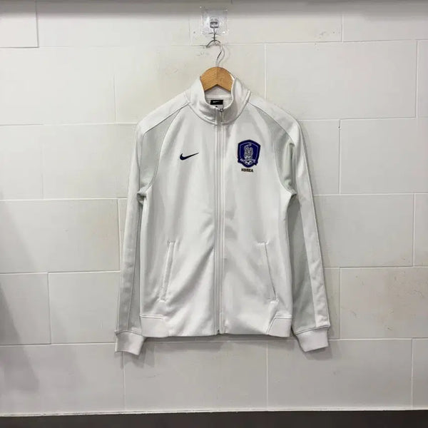 [BUNJANG] Nike Korea Football Training Zip-Up Jacket White / 나이키 대한민국 축구 트레이닝 집업 자켓 흰색