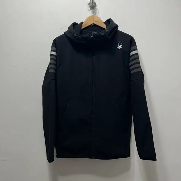 [BUNJANG] Spider Hoodie Zip-up Black L / 스파이더 후드 집업 블랙 L