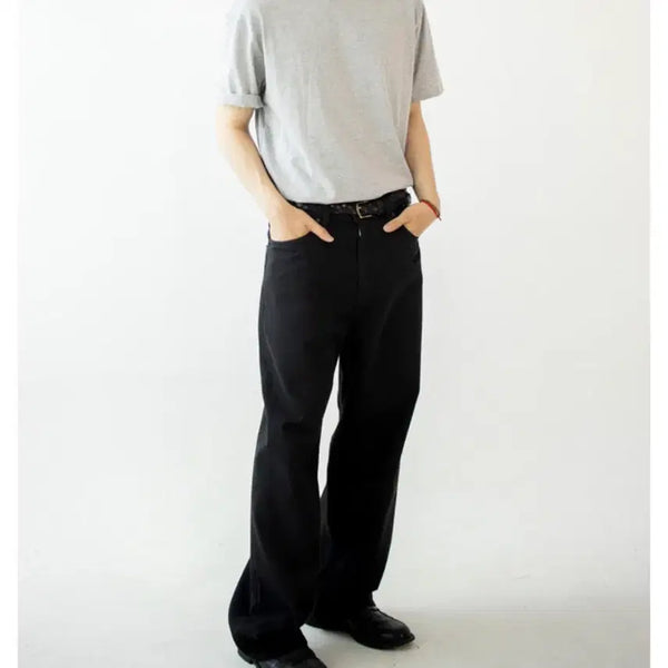 [BUNJANG] PASER Silk Cotton Denim Black XL / 파세르 실크 코튼 데님 블랙 XL