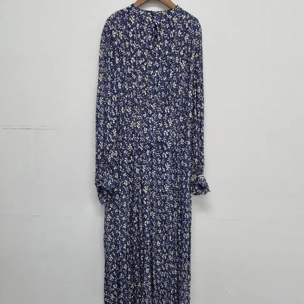 [BUNJANG] Arket Blue Floral Maxi Dress L / 아르켓 블루 잔꽃 맥시 원피스 L