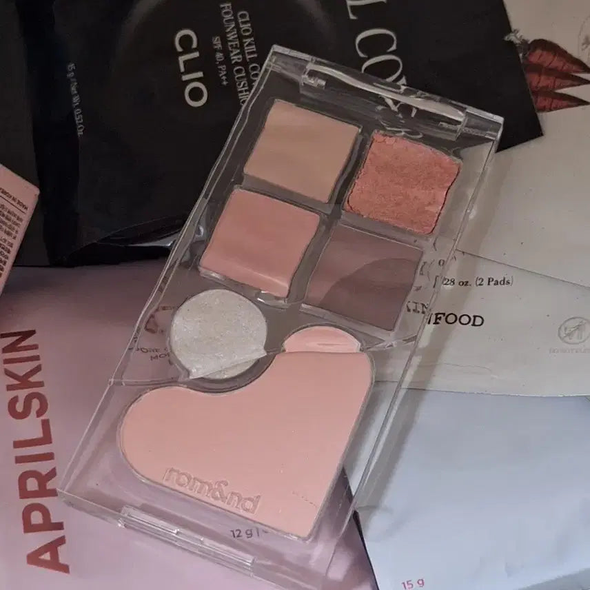 [BUNJANG] Rom&nd Bare Layer Palette Strawberry Mood / 롬앤 베어레이어팔레트 스트로베리무드